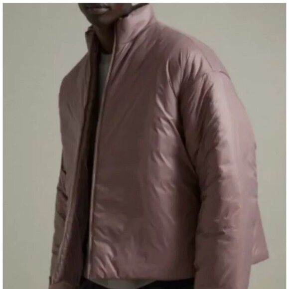 NWT URBAN OUTFITTERS | Puffer Jacket Mauve pink Unisex Oversized Sz SMALL - Picture 1 of 4
